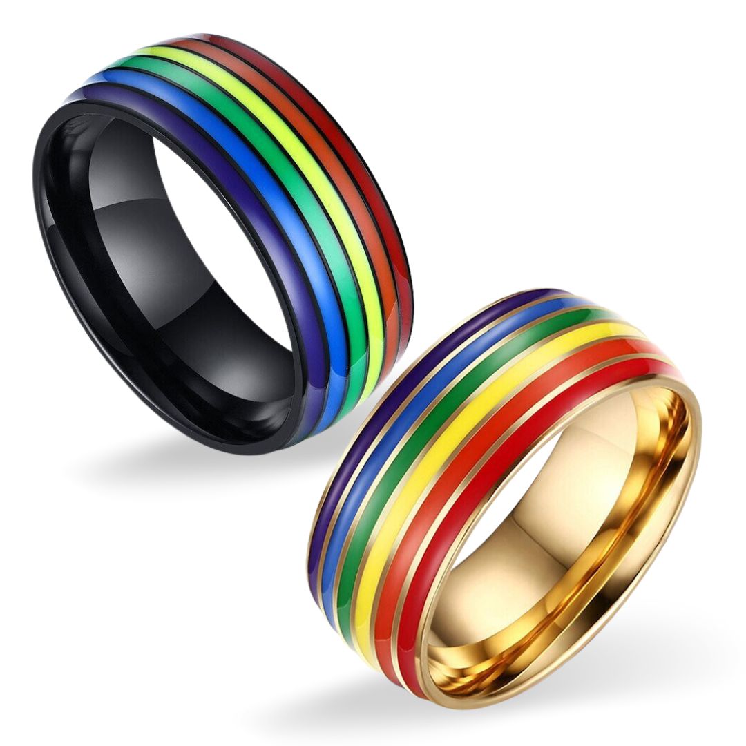 rings rainbow accessories