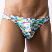 Bold Print U-Pouch Thong for Men image 2