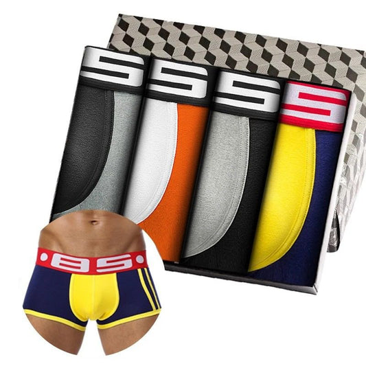 4-Pack Soft Cotton Boxers image 0