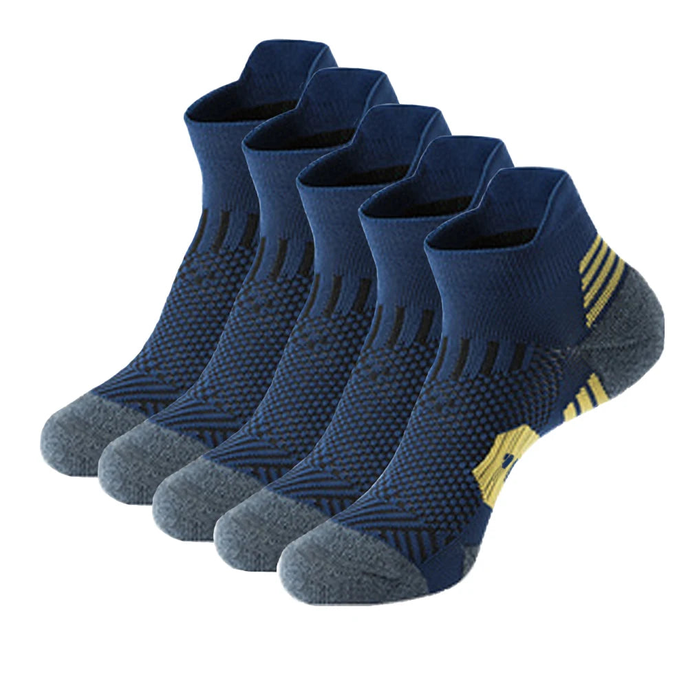 5pcs/set New Arrivals Men's Ankle-Thick Socks