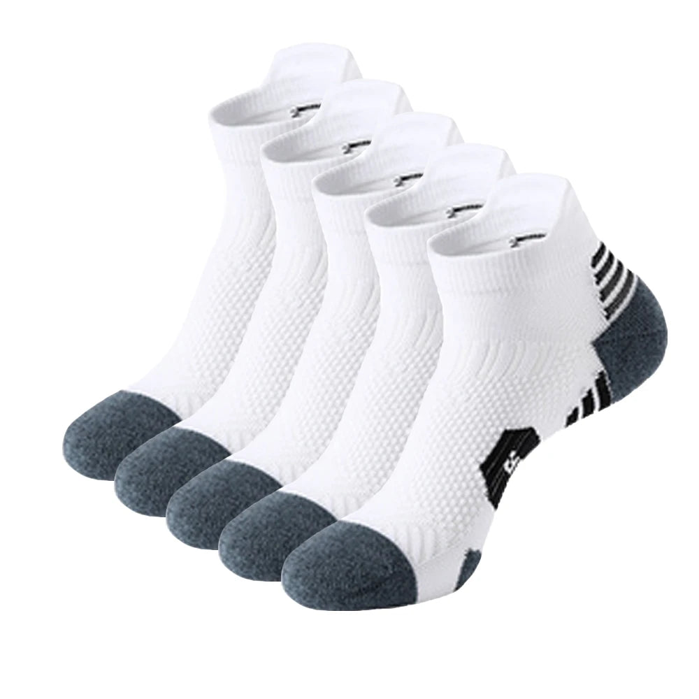 5pcs/set New Arrivals Men's Ankle-Thick Socks