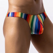 Bold Print U-Pouch Thong for Men image 5
