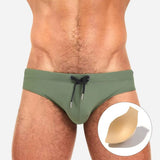 Low-Rise Solid Swim Briefs image 23