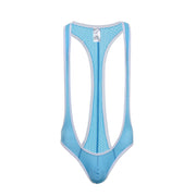 Mens Mesh Wrestling Singlet image 13