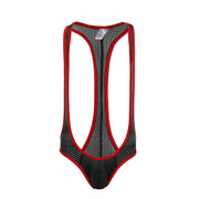 Mens Mesh Wrestling Singlet image 15