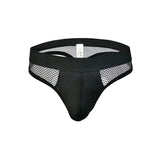 4-Pack Transparent Fishnet Thongs image 4