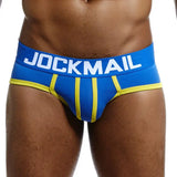 JOCKMAIL Contrast Trim Cotton Mens Briefs image 1