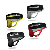 4-Pack Transparent Fishnet Thongs image 0