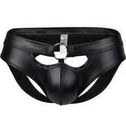 Erotic Faux Leather Jockstrap-2XL image 0