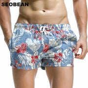 Statement Leaf Print Board Shorts image 17