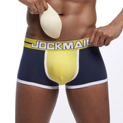 Sexy Mesh Boxer Shorts with Push-Up Pad image 5