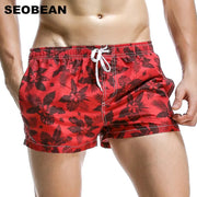 Statement Leaf Print Board Shorts image 16