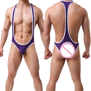 Mens Mesh Wrestling Singlet image 5