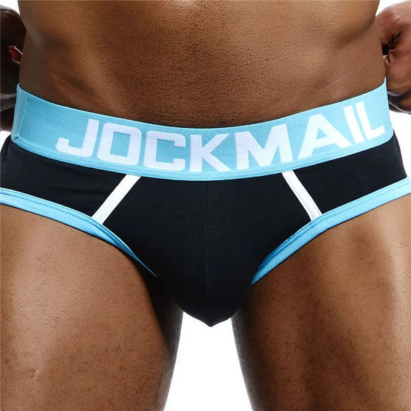 Color Block Cotton Men’s Briefs