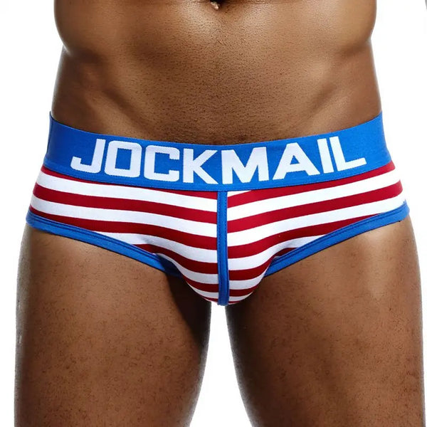 Color Block Stripe-Men’s Briefs