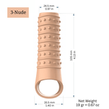Silicone Glans Sleeve Delay Ring image 27