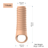 Silicone Glans Sleeve Delay Ring image 31