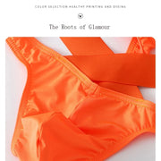 Men's Underwear Sexy Jockstrap Pouch Cuecas Man Ice Silk Panties Thongs Bikini Underpants