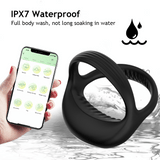 10-Mode Vibrating Silicone Penis Ring image 5