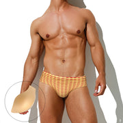 Quick-Dry Padded Swim Briefs image 35