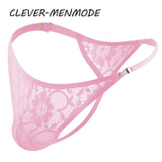 Sexy Lace Buckle G-String Underwear image 8
