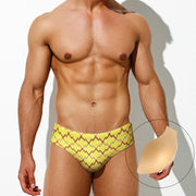 Quick-Dry Padded Swim Briefs image 29