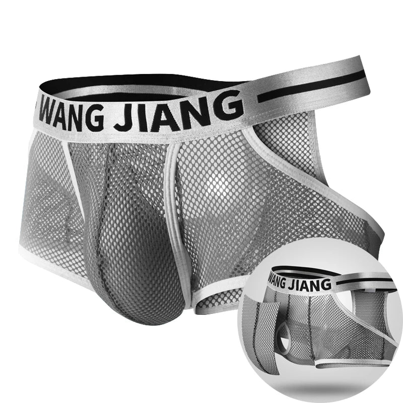 3-Pack Mesh Boxer Shorts for Men image 0