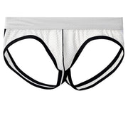 Mesh Jockstrap Men Thong Underwear Sexy Pouch Backless Erotic Panties Jock Straps Lingerie Breathable Underpants Slips Wangjiang