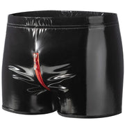 Shiny Faux Leather Shorts image 2