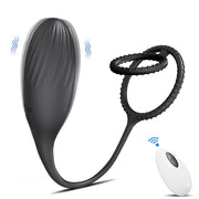 Vibrating Anal Massager with Penis Ring image 8