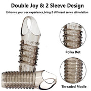 Reusable Textured Penis Sleeve Enhancer image 3