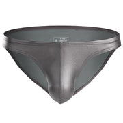 Men's Faux Leather Pouch Briefs image 1