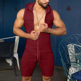 Short Zipper Sleeveless Bodysuit image 3