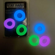 Luminous Delay Control Cock Rings Set image 18