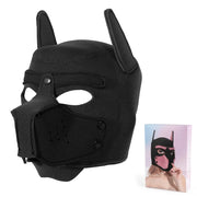 Padded Rubber Full Head Puppy Mask image 11