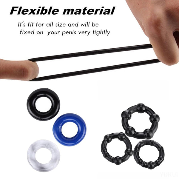 Silicone Cock Rings for Ejaculation Delay