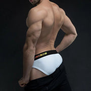 Mesh Contour Bikini Briefs image 1