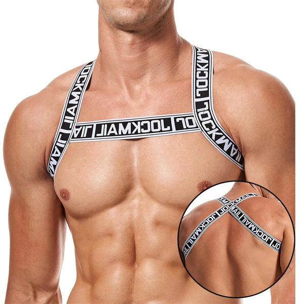 Fetish Edition Elastic Chest Harness Strap