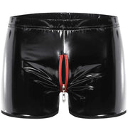 Shiny Faux Leather Shorts image 0