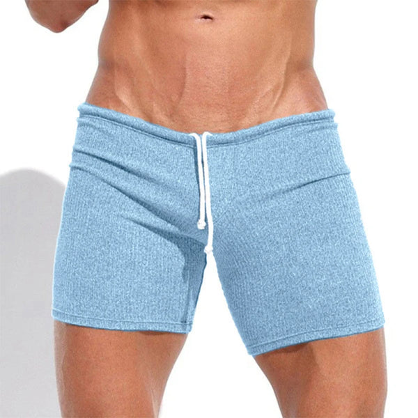 Drawstring Knit Casual Shorts
