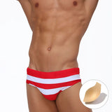 Open-Back Zipper Swim Briefs image 15