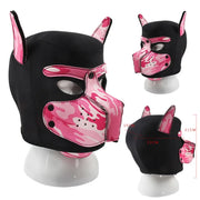 Unisex Latex Full Face Puppy Hood image 14