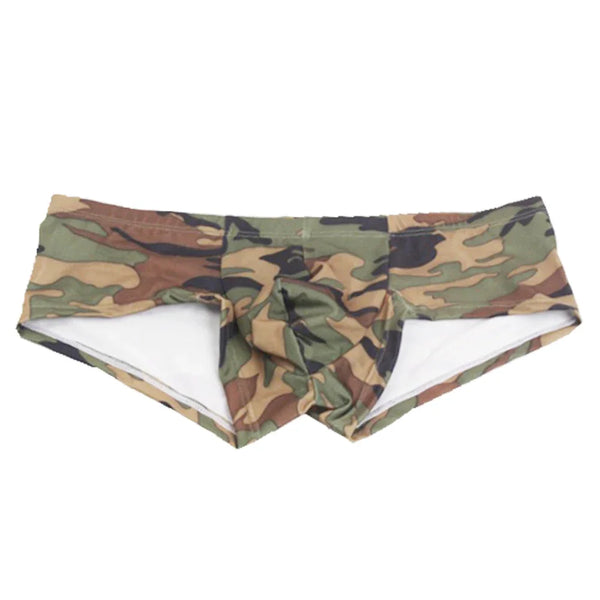 Camouflage Low-Waist Bikini Briefs