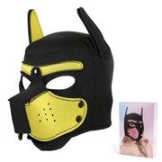 Padded Rubber Full Head Puppy Mask image 7