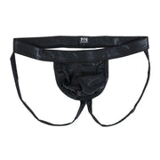 Men Sexy Lingerie Men's Jockstrap PU Leather Underwear Pouch Panties Low Waist Underpants Sensual Hombre Thong U Convex Briefs