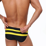 Open-Back Zipper Swim Briefs image 1
