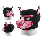 Unisex Latex Full Face Puppy Hood image 1