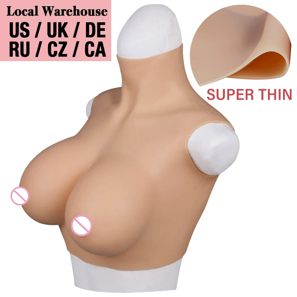 Super Thin Silicone Breast Forms Tits image 0