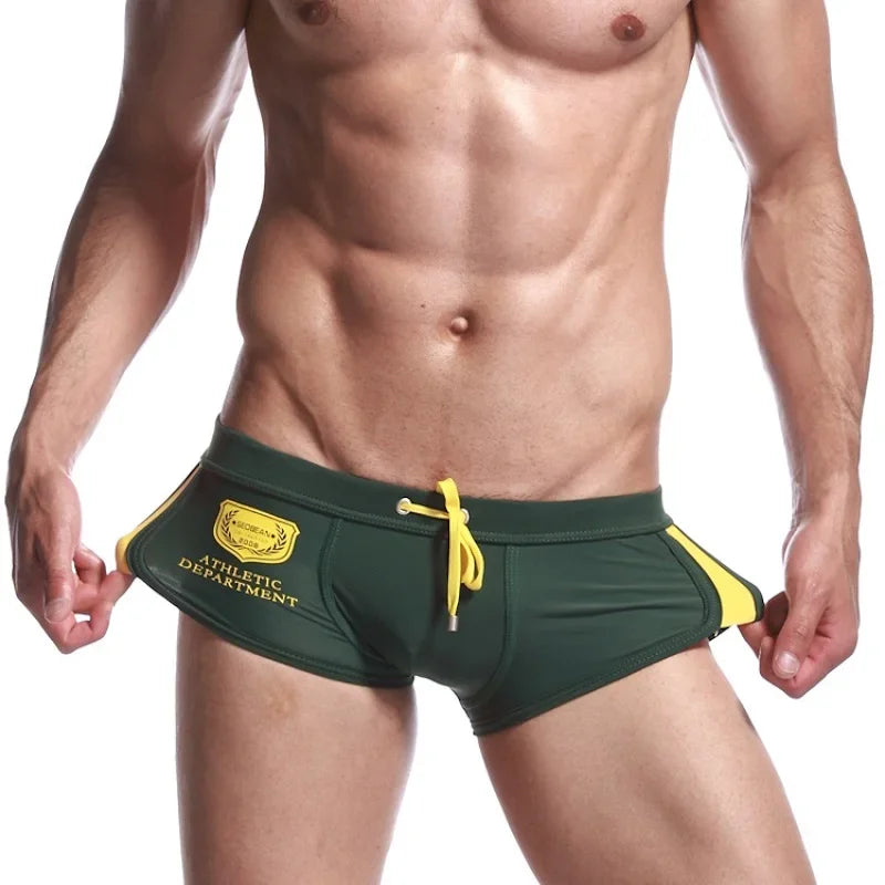 Low-Rise Square-Cut Mens Shorts image 0