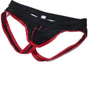Mesh Jockstrap Men Thong Underwear Sexy Pouch Backless Erotic Panties Jock Straps Lingerie Breathable Underpants Slips Wangjiang